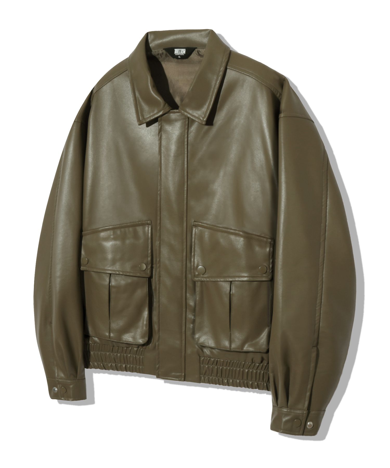 ジャケットその他 TRILLION Vegan Leather Two Pocket Blouson Jacket 5JH479 MUSINSA公式 | TRILLION Vegan Leather Two Pocket Blue Jean