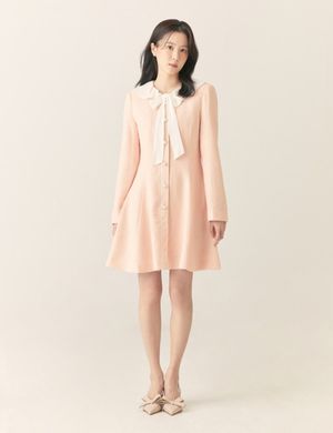 프릴 리본타이 미니원피스_RMOWF12S12