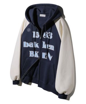 bken 후드 집업 BK7983_네이비