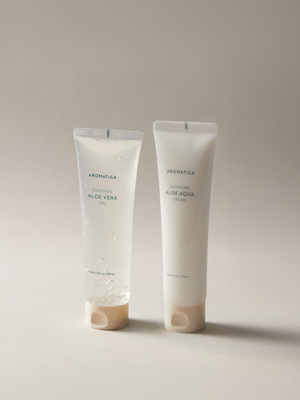 수딩 알로에 스킨케어 세트(베라젤 & 크림)