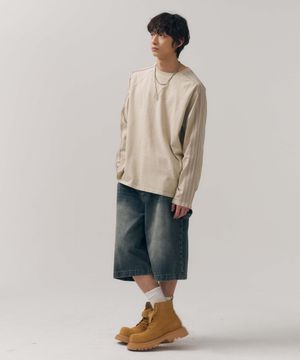 서던 버지니아 버뮤다 데님팬츠 [페이드블루]