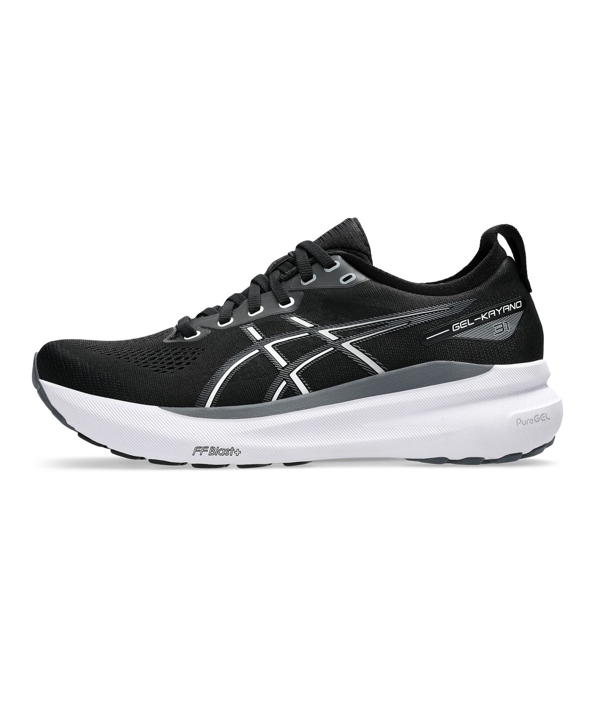 아식스(ASICS) 젤-카야노 31 맨 와이드 - 블랙:화이트/1011B869-002