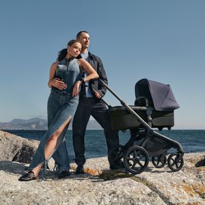 폭스 5 리뉴 디럭스 유모차 - 블랙 섀시 (배시넷 포함)