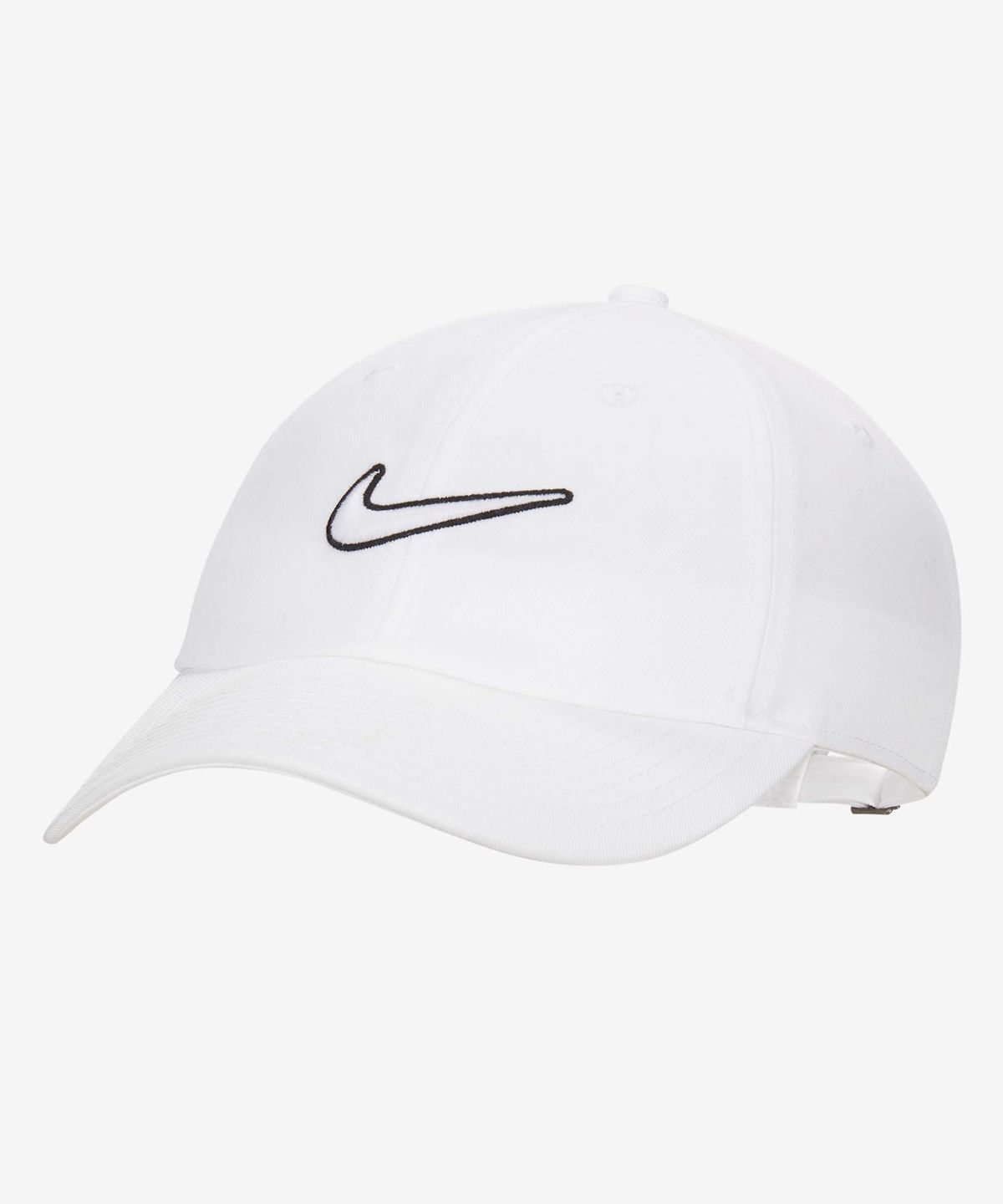 나이키(NIKE) 클럽 언스트럭처 스우시 캡 - 화이트:화이트 / FB5369-100