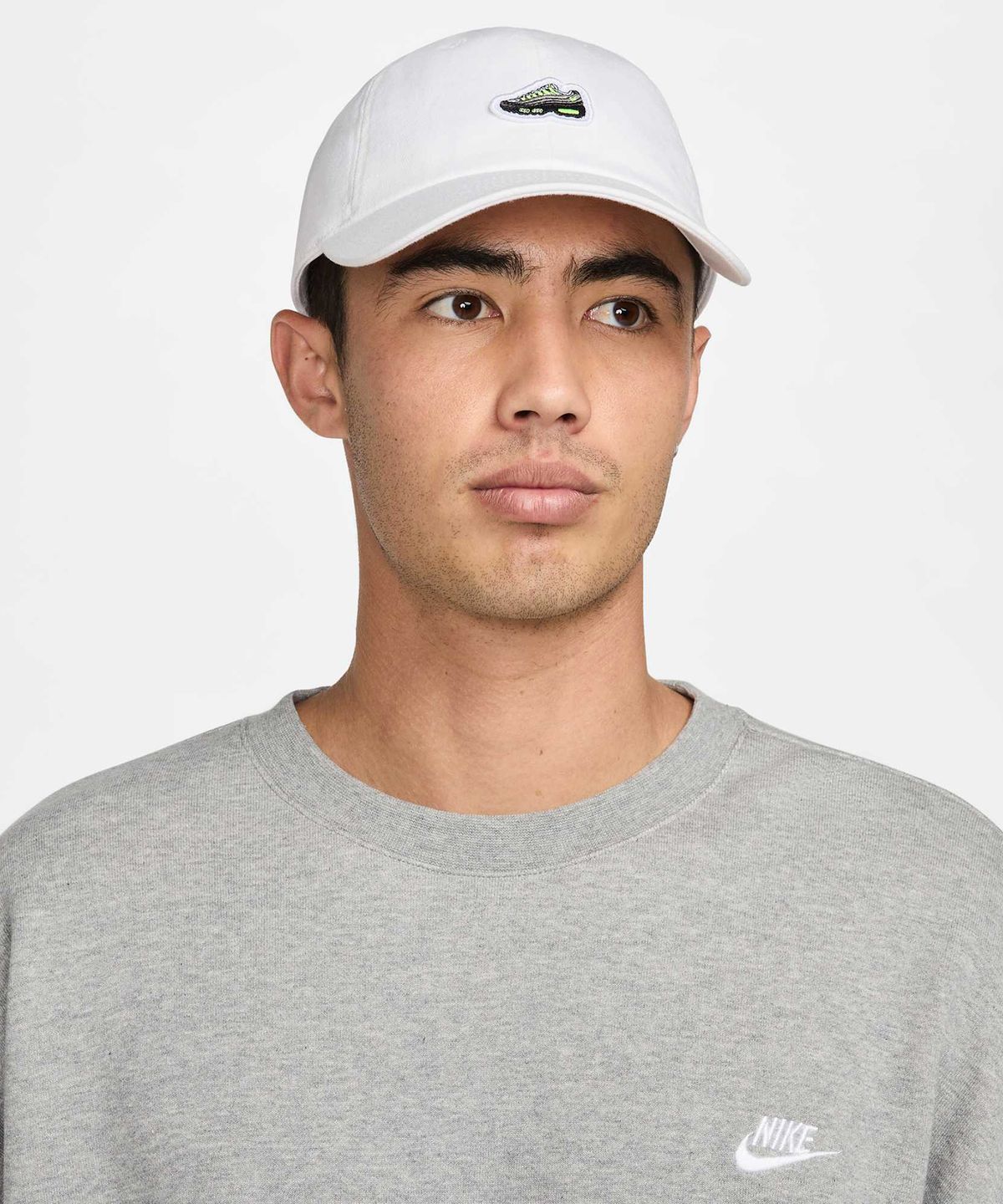 나이키(NIKE) 클럽 언스트럭처 캡 - 화이트 / HJ6984-100