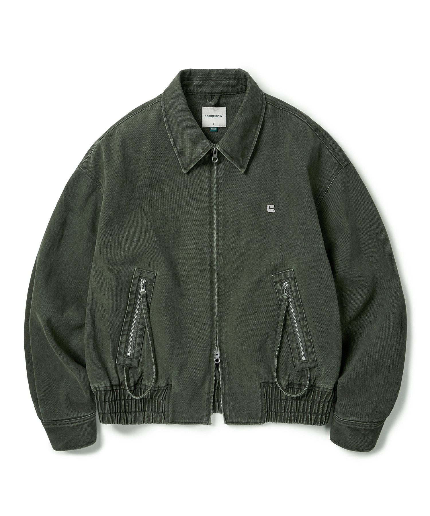 【CODEGRAPHY】 (Women) Kara Blue Jacket MUSINSA | Codegraphy (Women) Kara Blue Jacket_Khaki