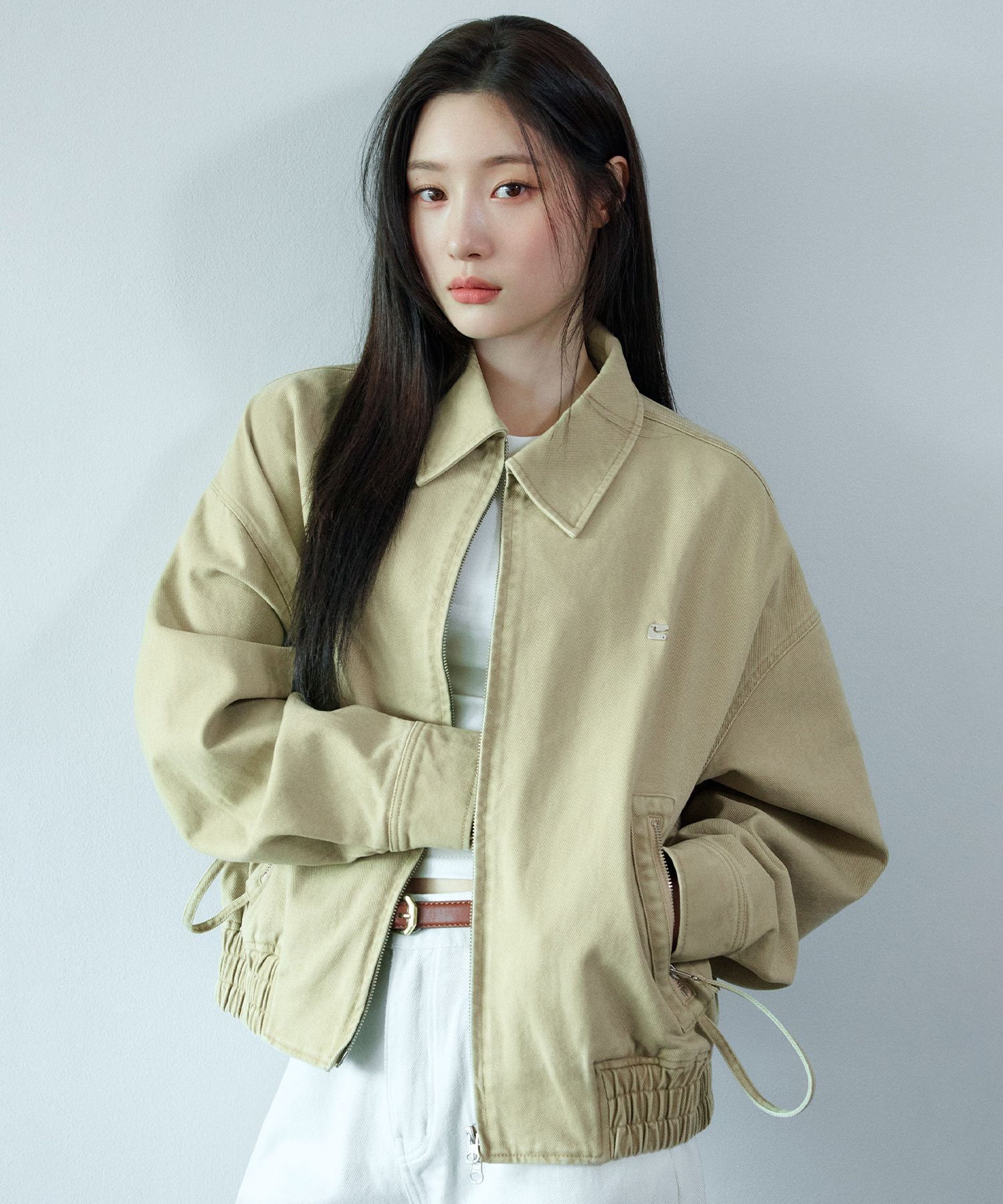 【CODEGRAPHY】 (Women) Kara Blue Jacket MUSINSA | Codegraphy (Women) Kara Blue Jacket_Beige