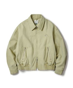 (우먼) 카라 블루종 자켓_베이지