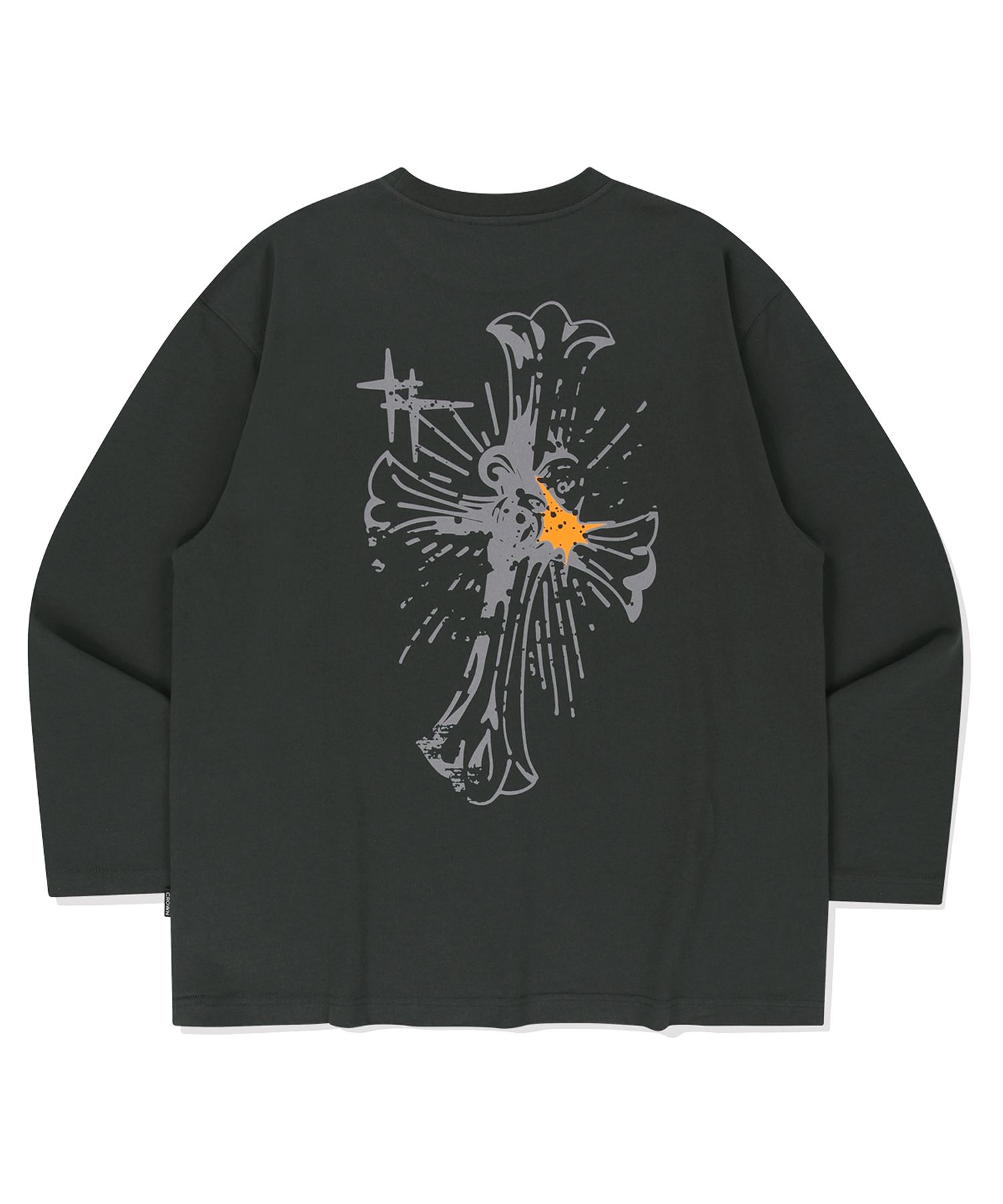 ROMANTIC CROWNのNeo Gothic Cross Long Sleeve T-Shirt 全3色 MUSINSA | ROMANTIC CROWN Neo Gothic Cross Long Sleeve T