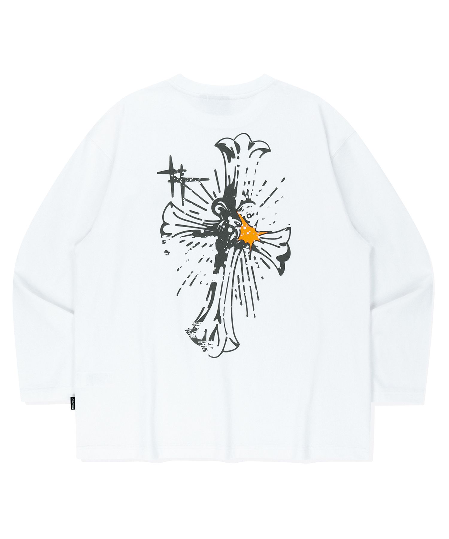 ★2025SS新作★ROMANTIC CROWN★NEO GOTHIC CROSS L/S MUSINSA | ROMANTIC CROWN Neo Gothic Cross Long Sleeve T