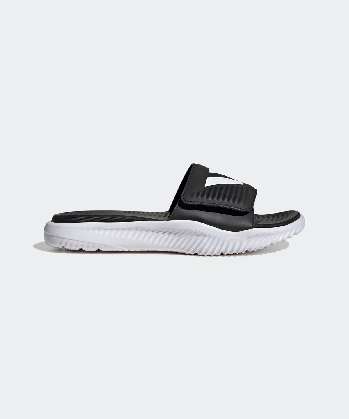아디다스(ADIDAS) 알파리스폰스 1.0 슬라이드 - 블랙:화이트 / JP5437