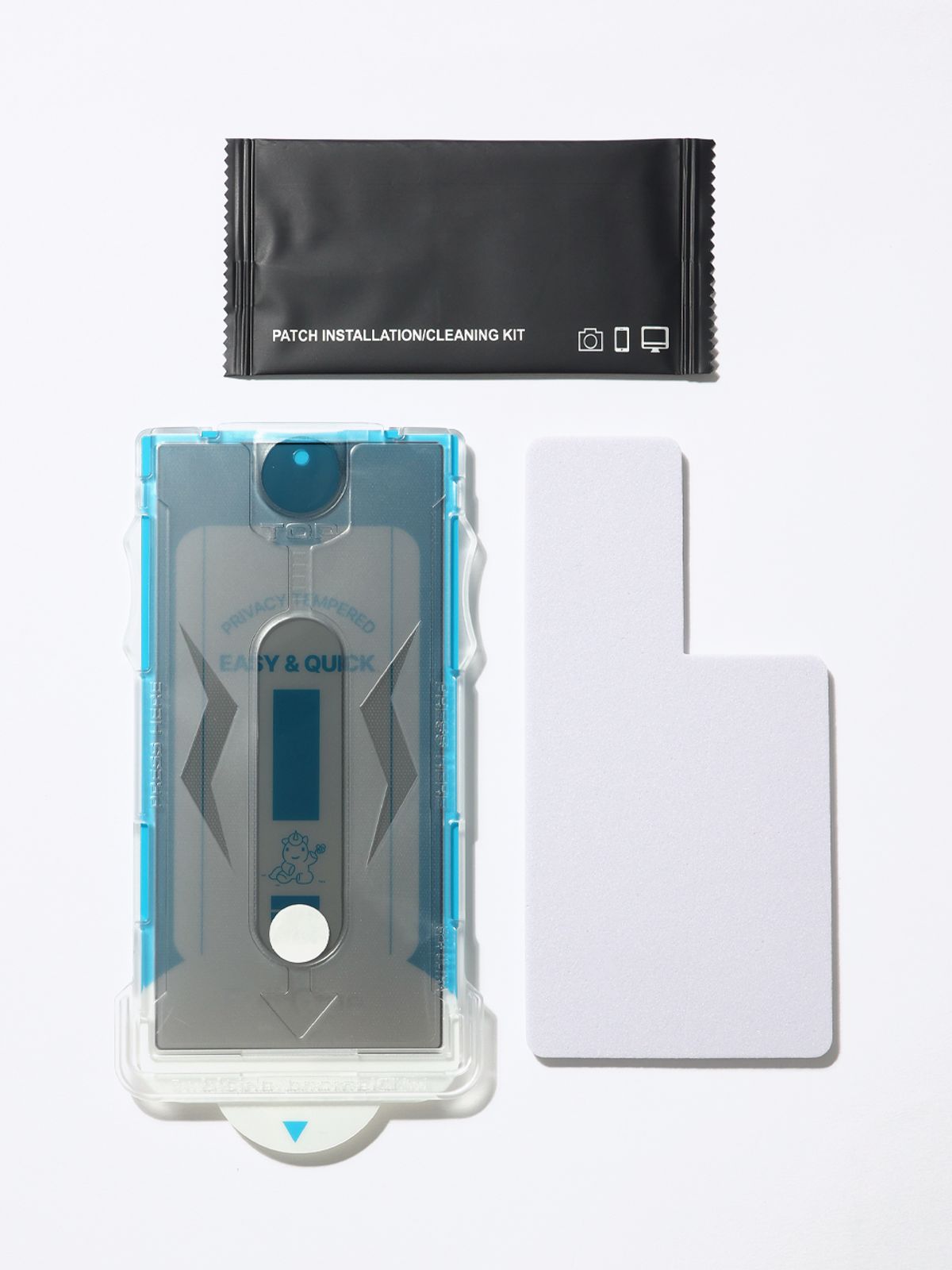 디자인스킨(DESIGNSKIN) 갤럭시S25/플러스/울트라 원터치 2.5D 프라이버시 강화유리