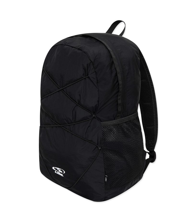 OVAL GLOBE STRING BACKPACK black