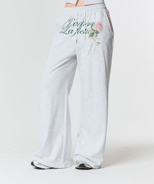 L15 ROSE TRAINING PANTS(MELANGE)
