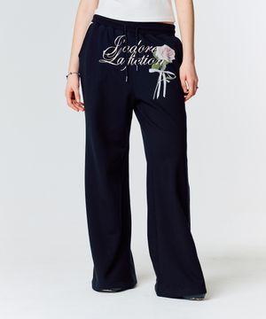 L15 ROSE TRAINING PANTS(BLACK)