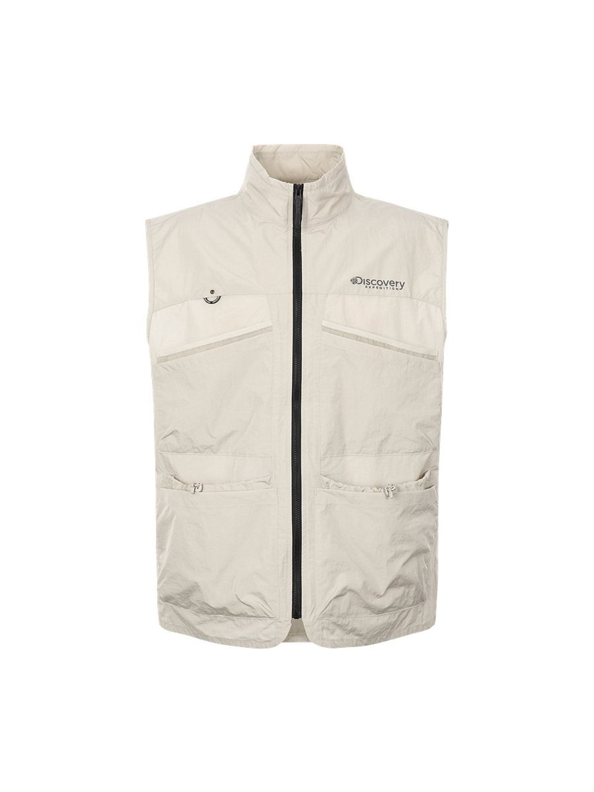 디스커버리 익스페디션(DISCOVERY EXPEDITION) 남성 경량 하이넥 베스트 (D.Skin Beige)