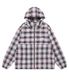 HOODED CHECK WIND BREAKER PINK(CV2FSUB962A)