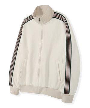 니티드 라인 클래식 로고 트랙 집업 [크림]