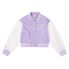 여아 크롭 바시티 점퍼(K251JP610P) 라이트 퍼플