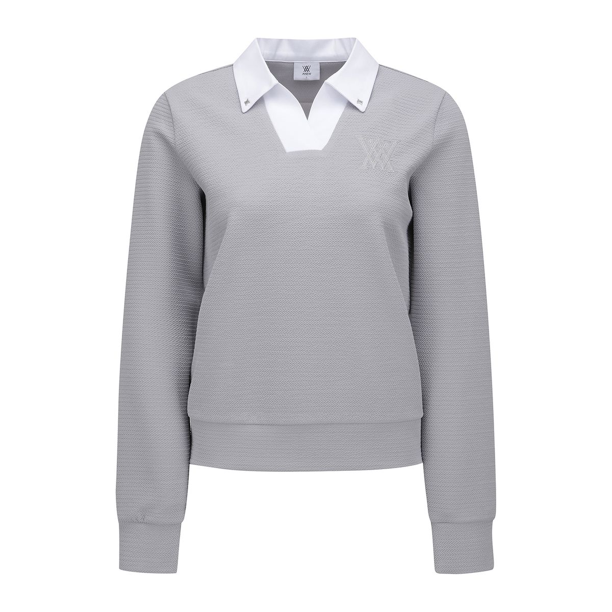 어뉴골프(ANEW GOLF) WOMEN SP COLLARED SWEATSHIRT_LG