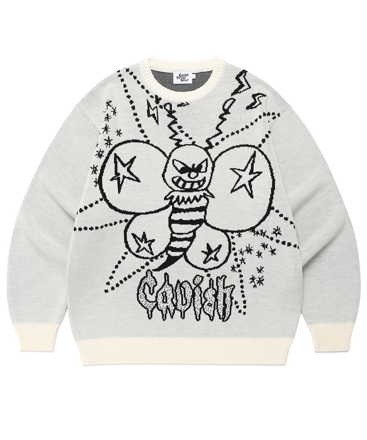 카비시(CAVISH) HONEY BEE KNIT SWEATER IVORY(CV2FSUK600A)
