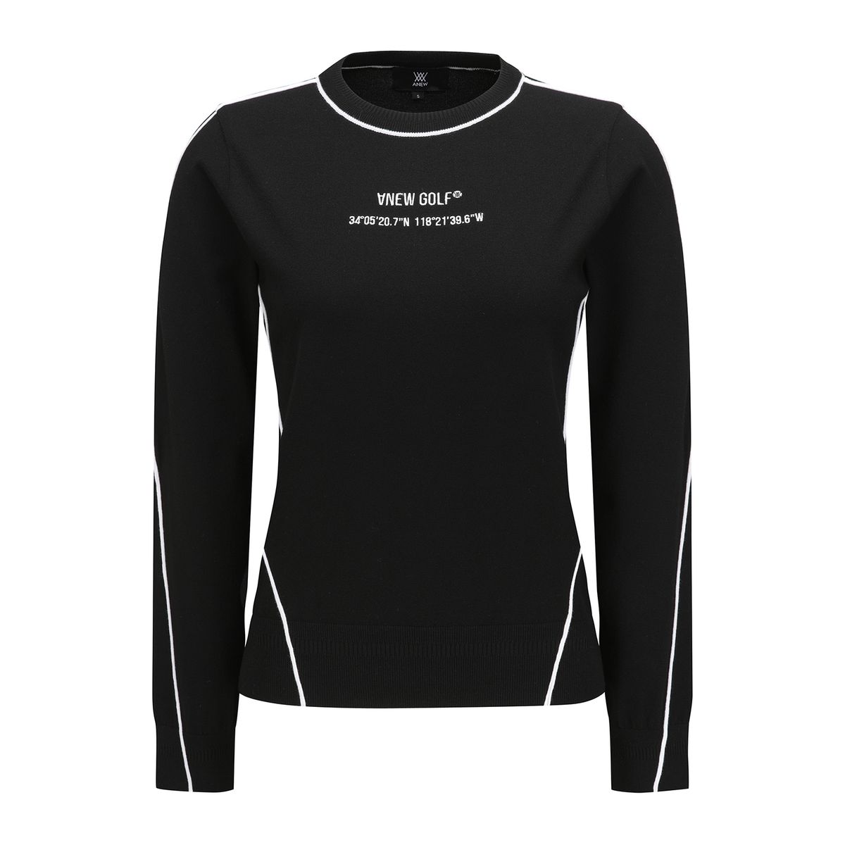 어뉴골프(ANEW GOLF) WOMEN SP ESSENTIAL SWEATER_BK