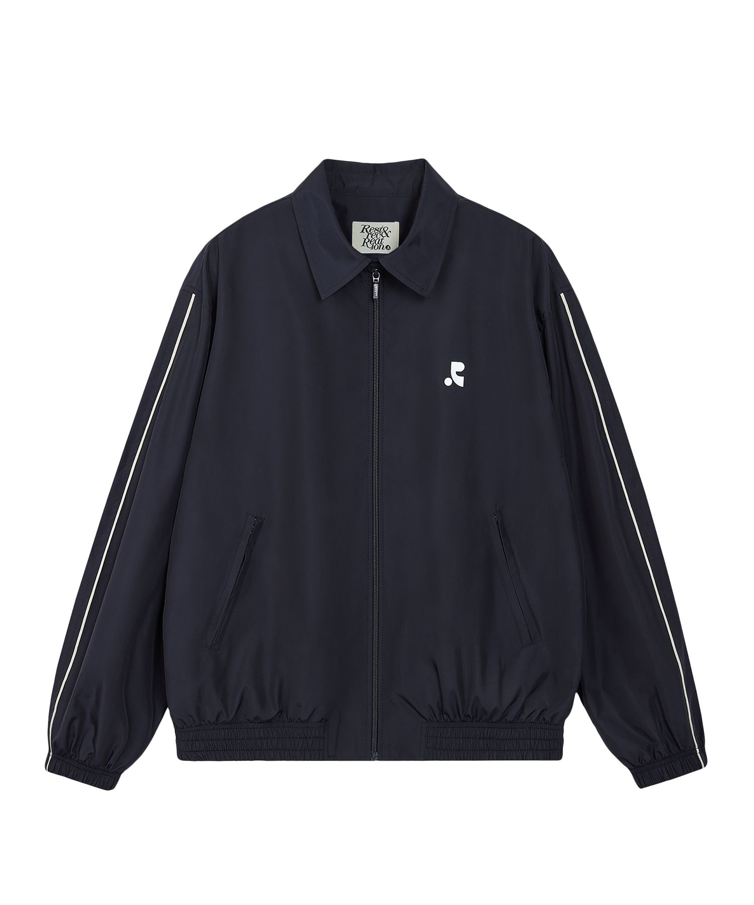 Musinsa rest recreation oversized collar jacket dark navy