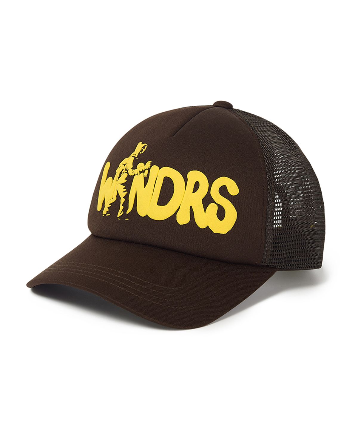 위캔더스(WKNDRS) SPRAY TRUCKER CAP (BROWN)