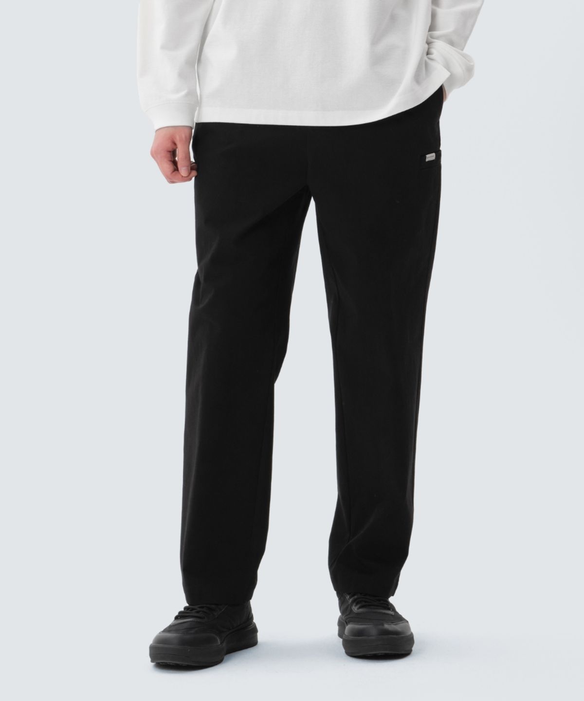 스노우피크 어패럴(SNOWPEAK APPAREL) 워크 원포켓 스트레이트 팬츠 (S25ZMDPT12) Black