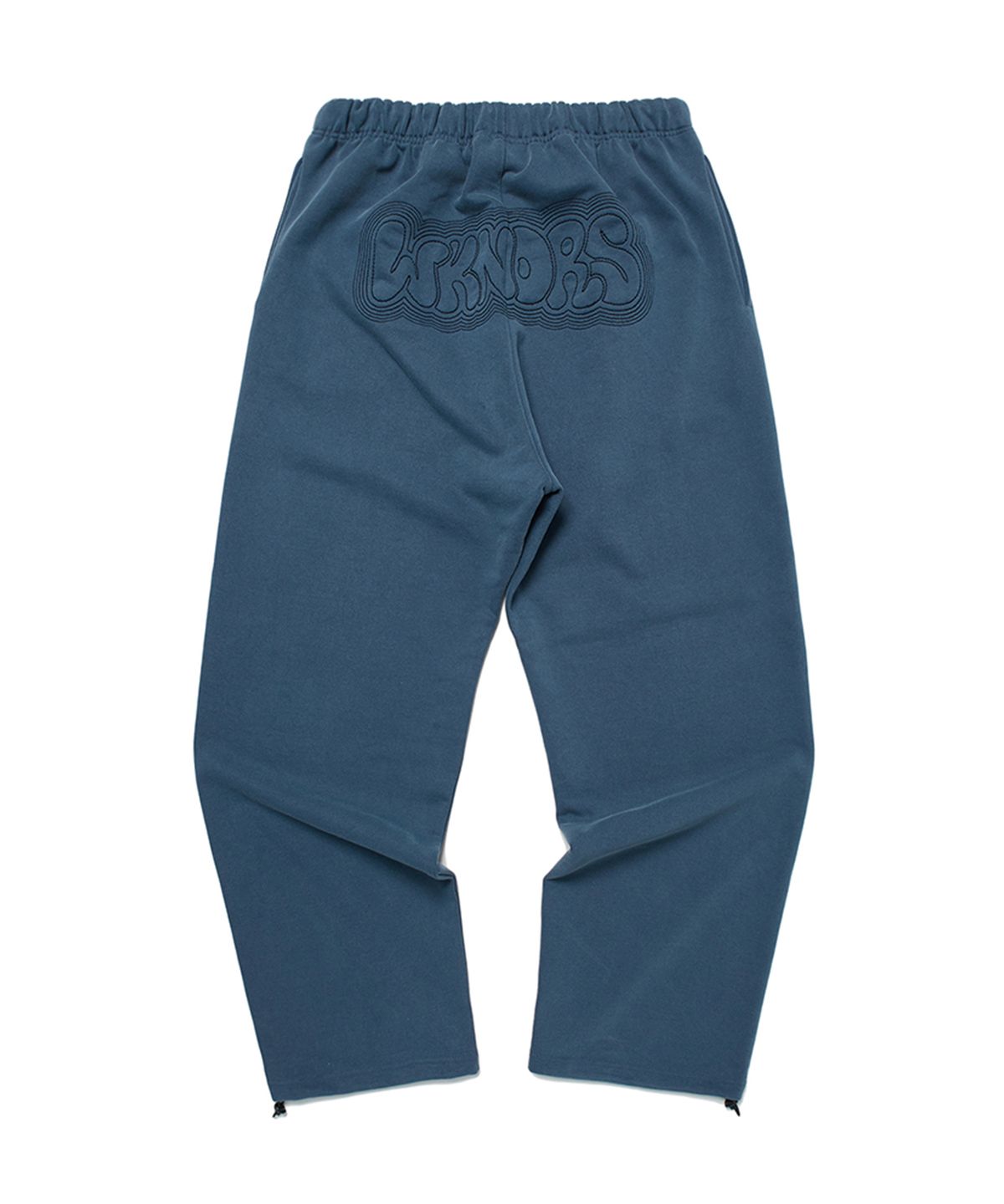 위캔더스(WKNDRS) PIGMENT DYED SWEAT PANTS (BLUE)