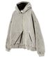 투웨이 피그먼트 헤비 후드집업 라이트그레이