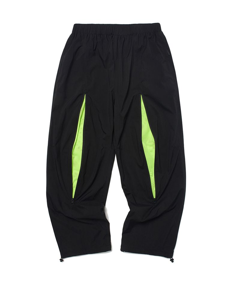 TECHNICAL WINDBREAKER PANTS (BLACK)