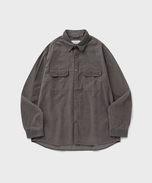 CORDUROY WORK SHIRT [MOCHA]