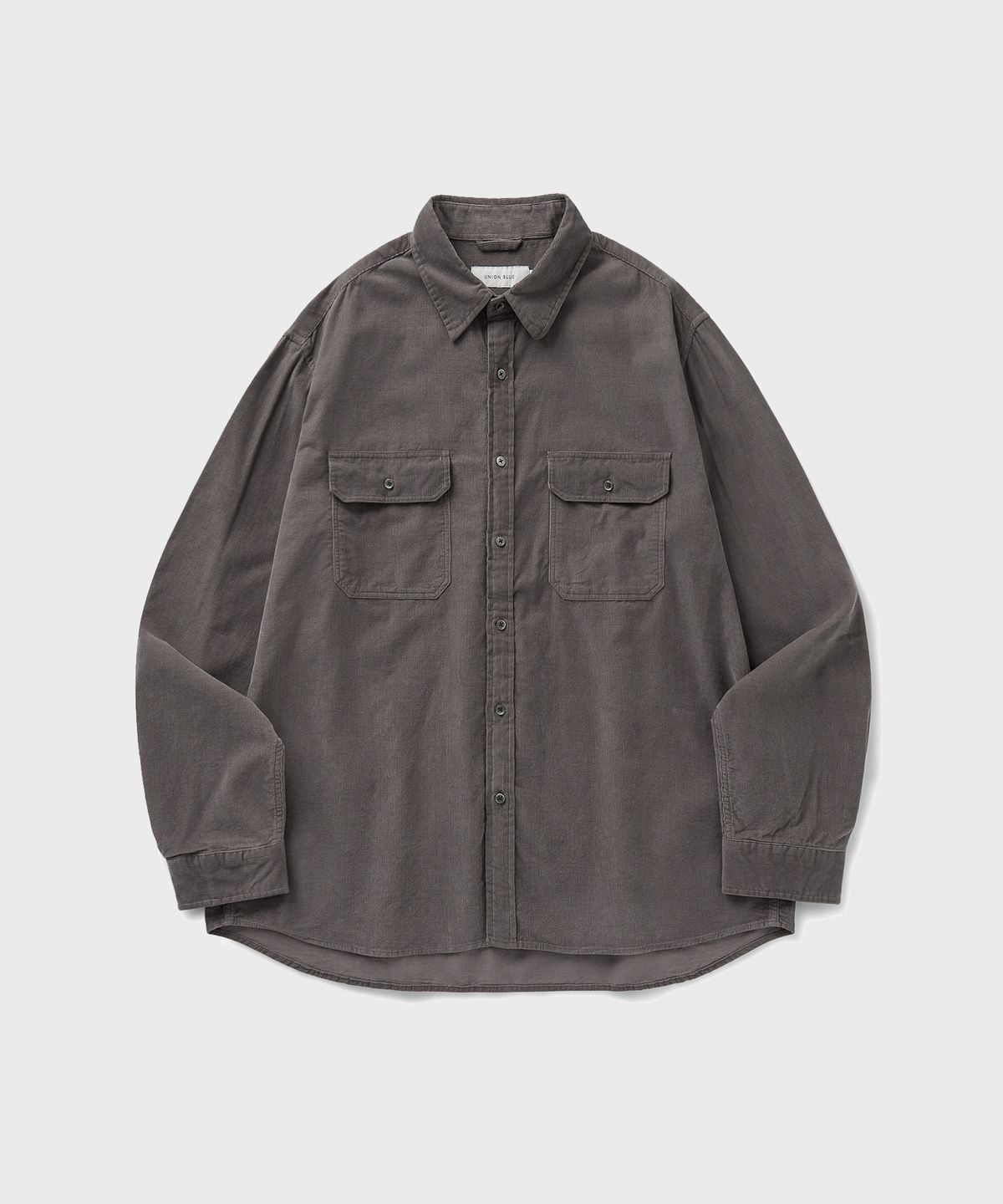유니온블루(UNION BLUE) CORDUROY WORK SHIRT [MOCHA]