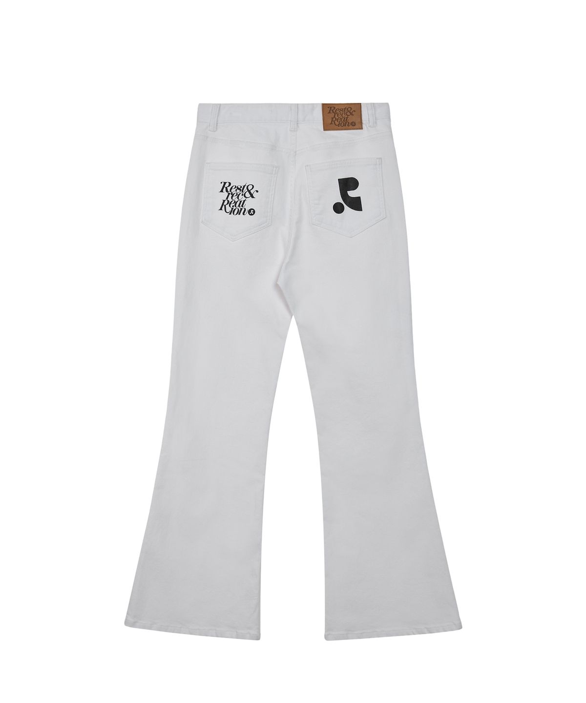 레스트앤레크레이션(REST&RECREATION) WIDE FLARE JEANS - WHITE