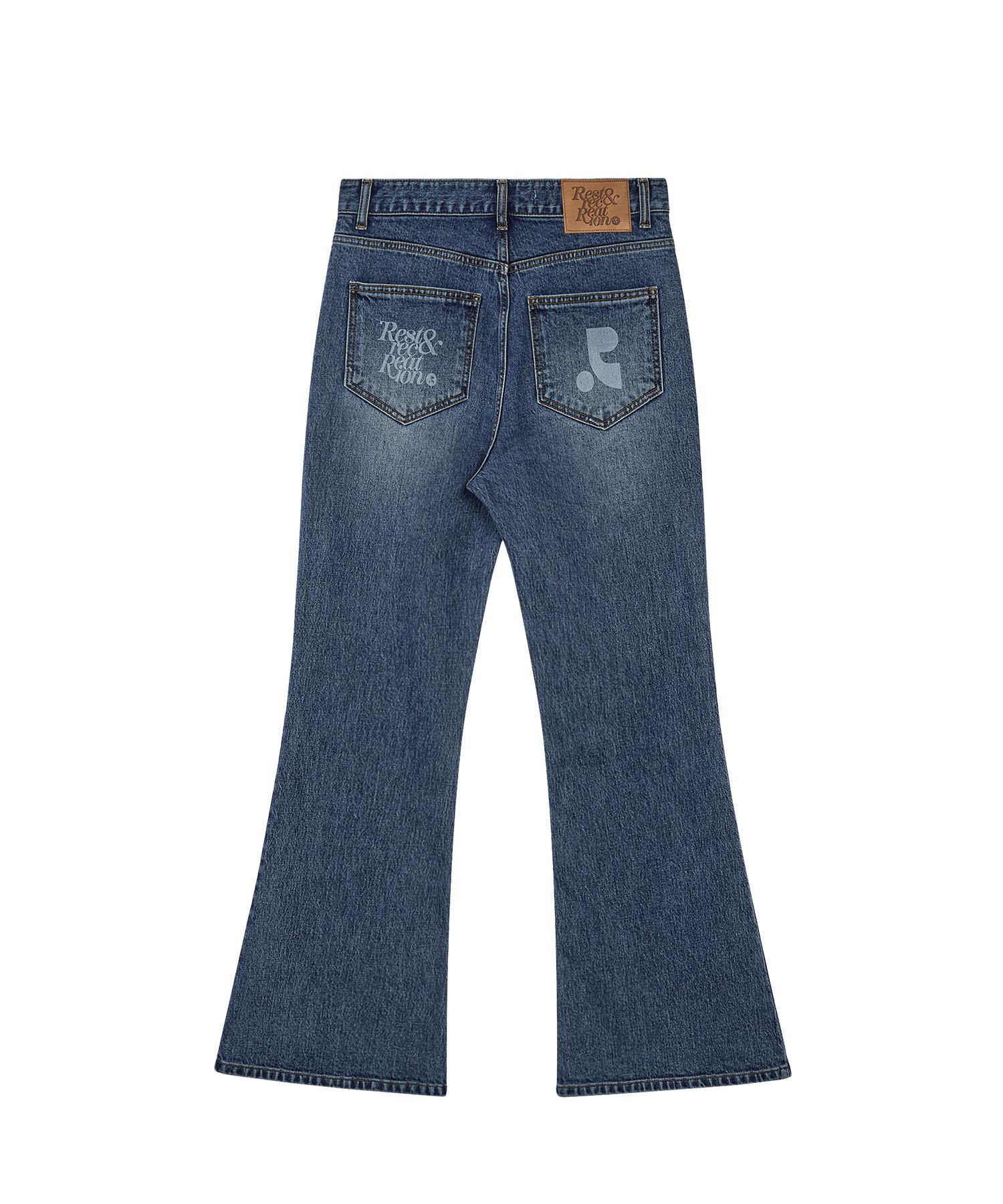 デニム・ジーパン Rest & Recreation WIDE FLARE JEANS 5BNY504 Rest & Recreation WIDE FLARE JEANS 5BNY504