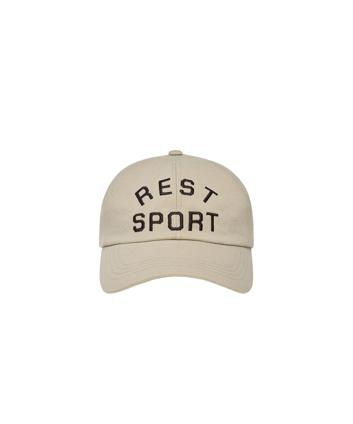 레스트앤레크레이션(REST&RECREATION) RS LOGO CAP - LIGHT BEIGE