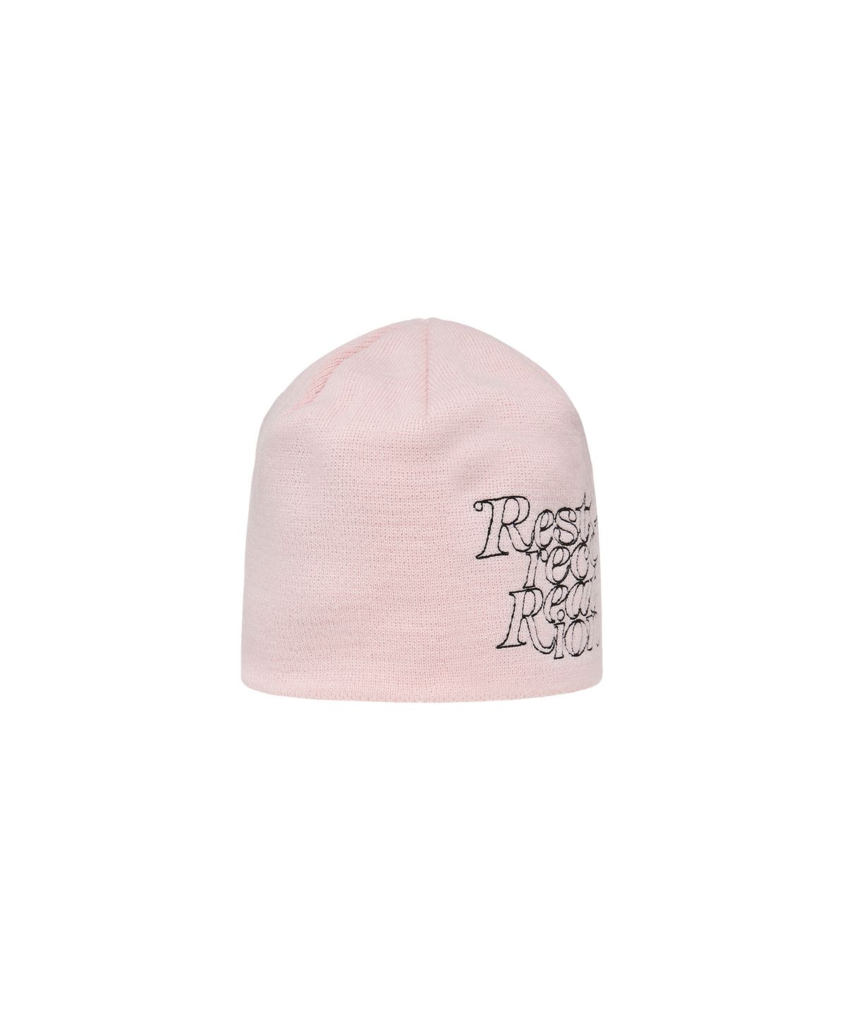 레스트앤레크레이션(REST&RECREATION) STITCH LOGO BEANIE - PINK
