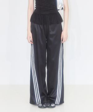 레이스 라인 트랙 팬츠 블랙