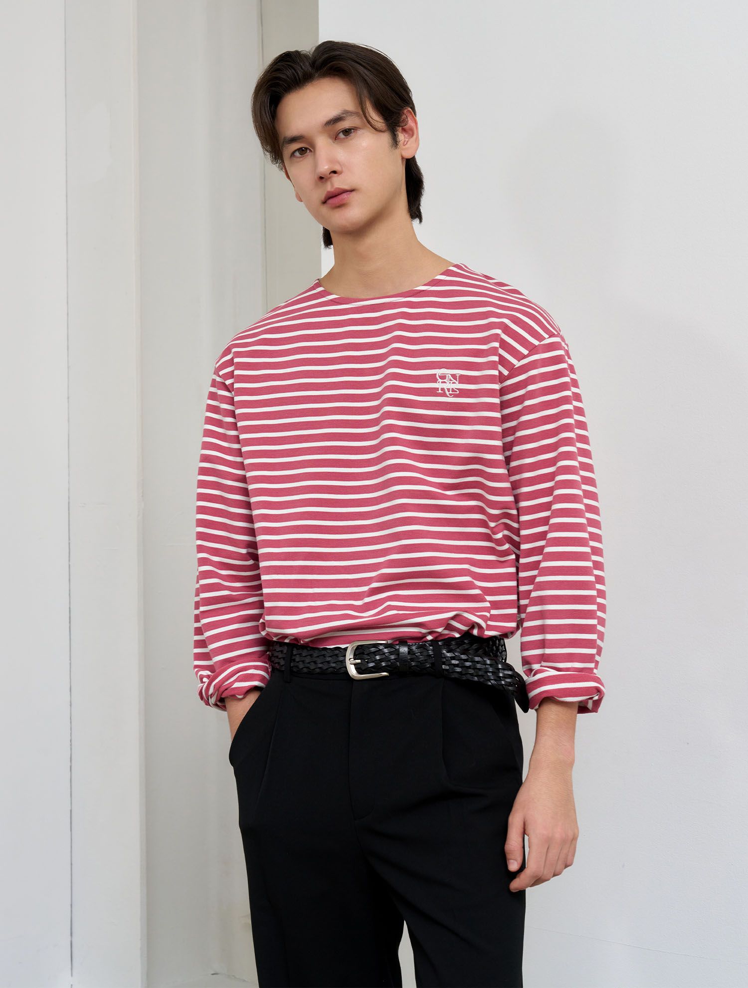 MUSINSA公式 | GENERAL IDEA ユニセックス ロングスリーブ ボーダー T