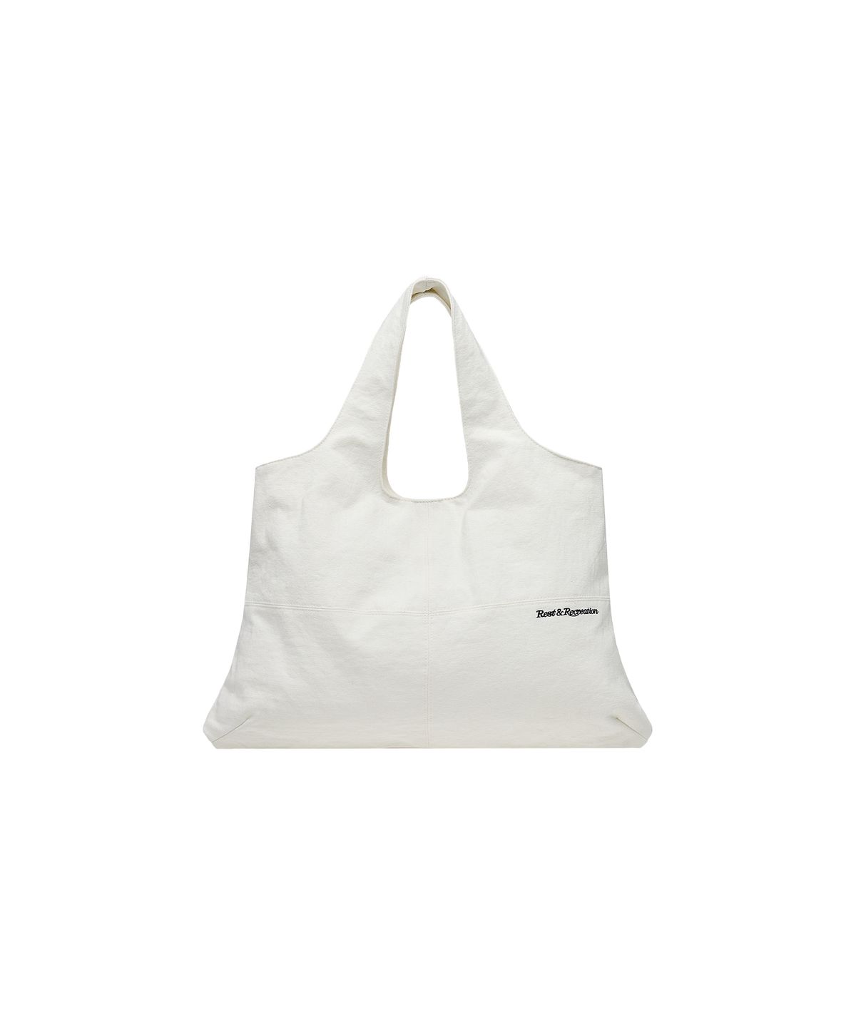 레스트앤레크레이션(REST&RECREATION) COTTON SHOULDER BAG - IVORY