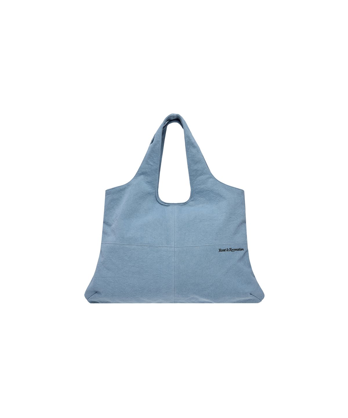 레스트앤레크레이션(REST&RECREATION) COTTON SHOULDER BAG - SKY BLUE