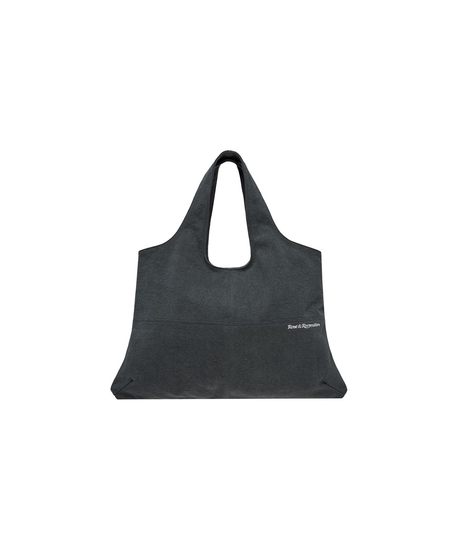■Rest & Recreation■ COTTON SHOULDER BAG CHARCOAL RR251AC0 MUSINSA | REST&RECREATION COTTON SHOULDER BAG - CHARCOAL