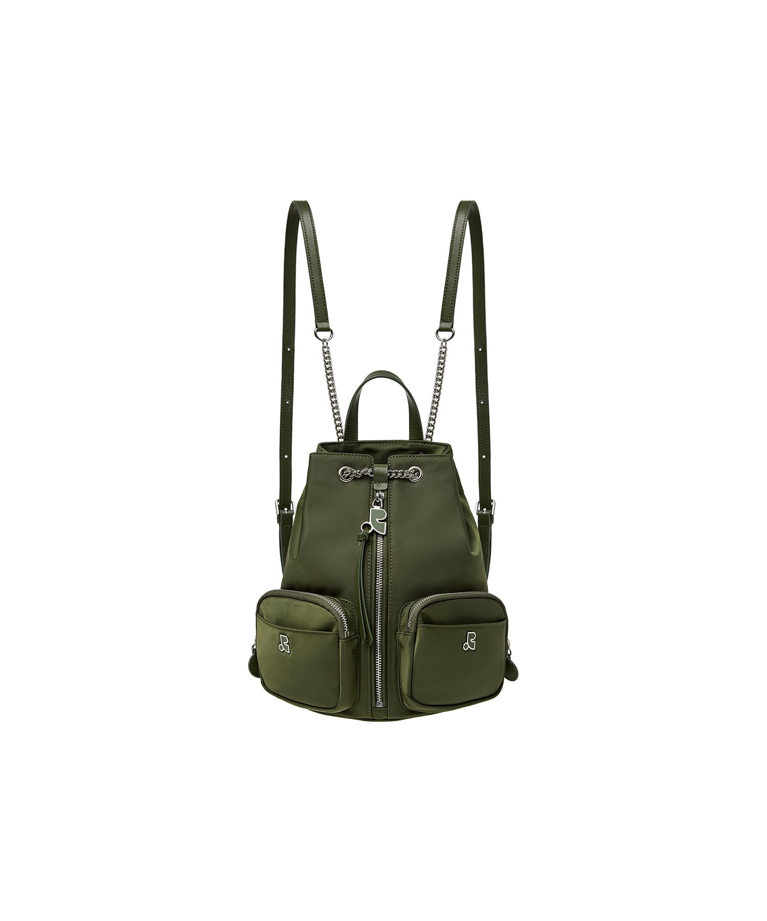 【韓国 Rest & Recreation】RR CHAIN BACKPACK MUSINSA | REST&RECREATION RR CHAIN BACKPACK - KHAKI