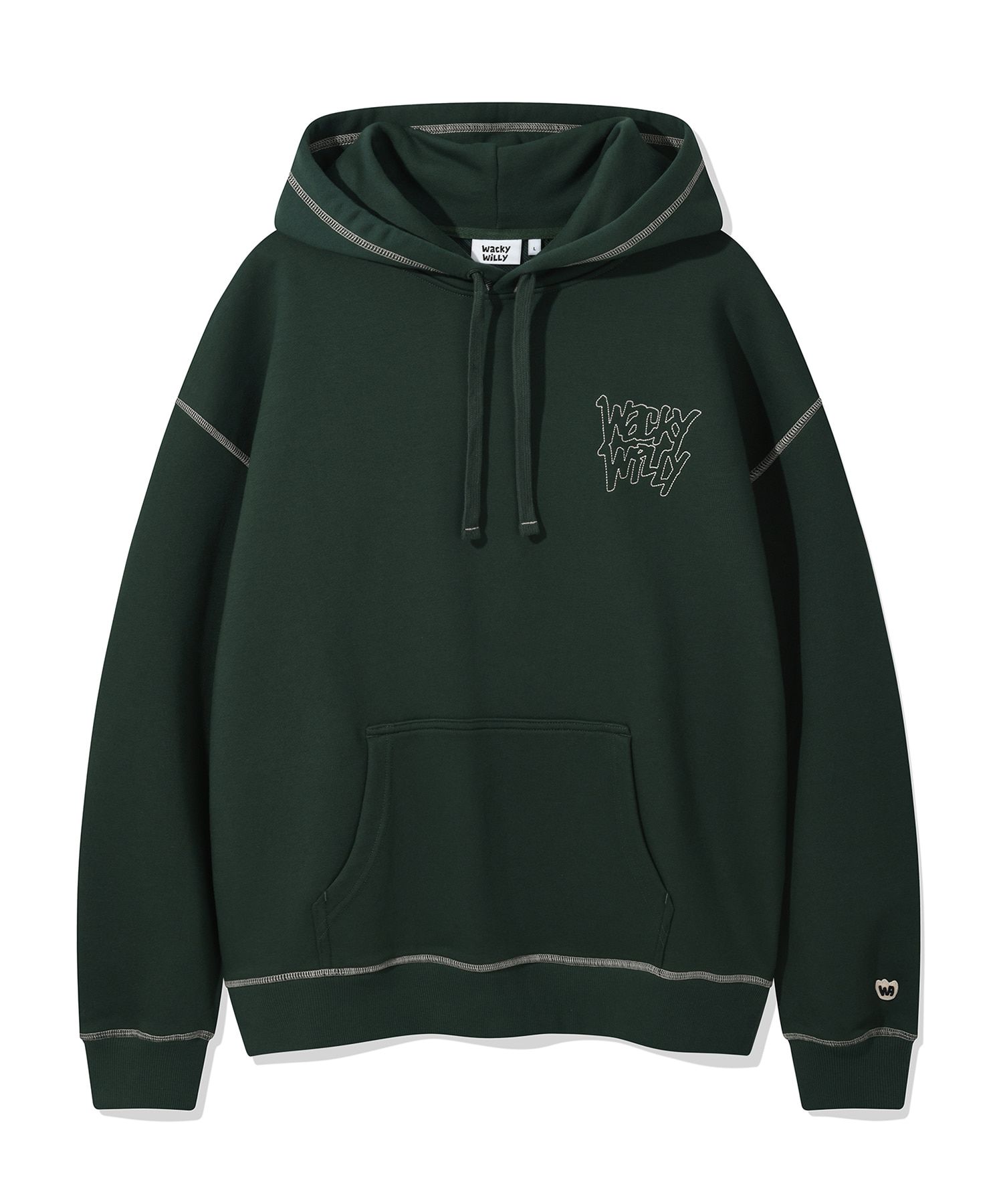 MUSINSA MUCENT ムセント　ハートロゴ ブラック パーカー MUSINSA | MUCENT Heart Lettering Hoodie Unisex (3 Colors)