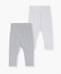 베이비 배앓이방지 레깅스 2팩 [화이트/멜란지 그레이]