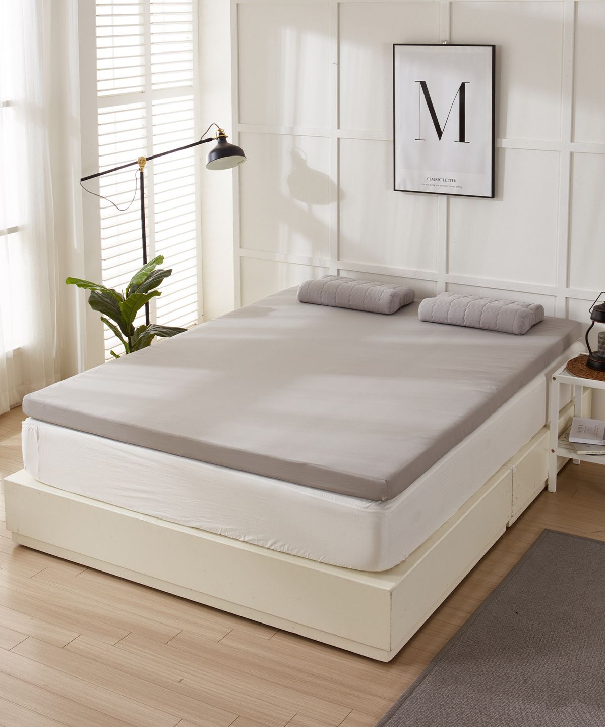 샤이닝홈(SHININGHOME) 린폴 고탄성 소프트폼 토퍼매트리스 2size 2colors