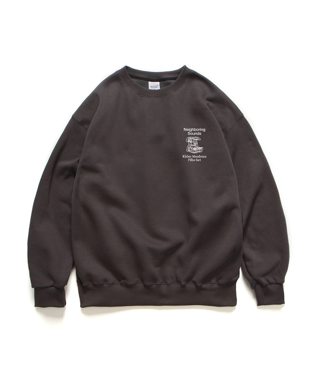 앱놀머씽(ABNORMALTHING) 사운즈 크루넥 다크그레이 (SOUNDS CREWNECK DARK GREY)