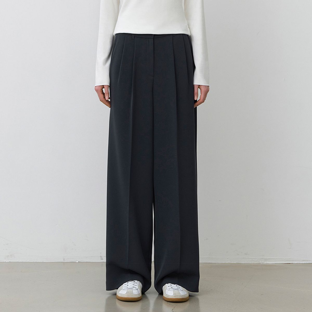 아틀리에 나인(ATELIER NAIN) ESSENTIAL WIDE SET-UP PANTS(PT-5631)