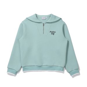 에어리 세일러 카라 하프집업 맨투맨 LIGHT MINT (WOMAN)